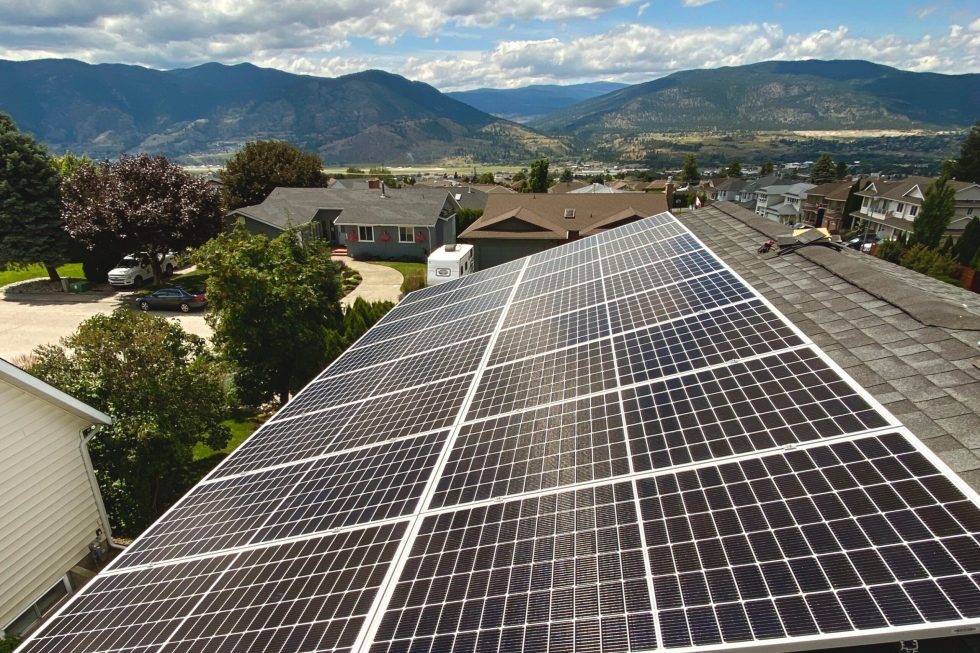 9.6 KW Solar Power System Penticton, BC Residential Solar Project
