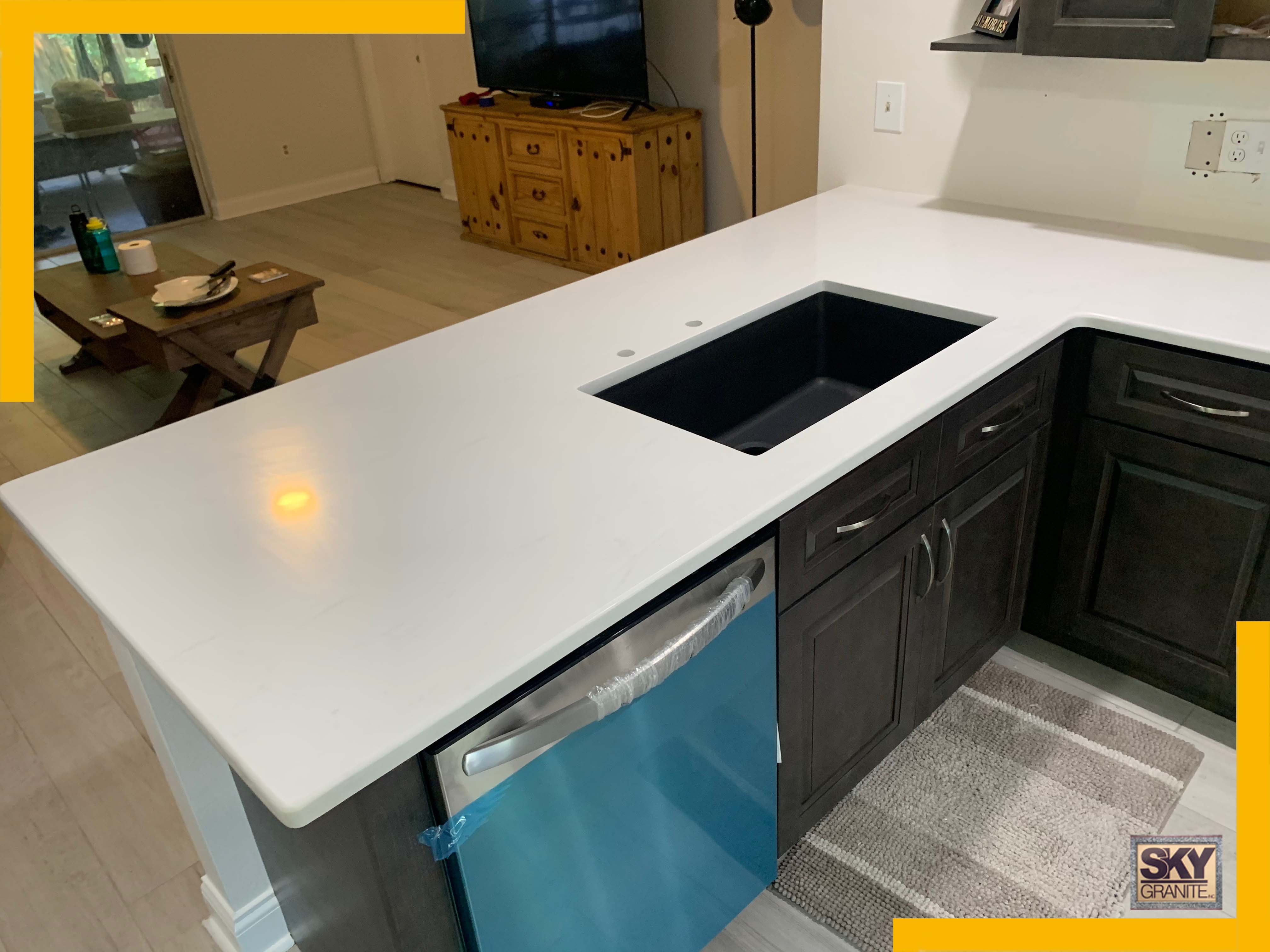 Quartz Sky Granite Granite Countertops in Tampa Bay