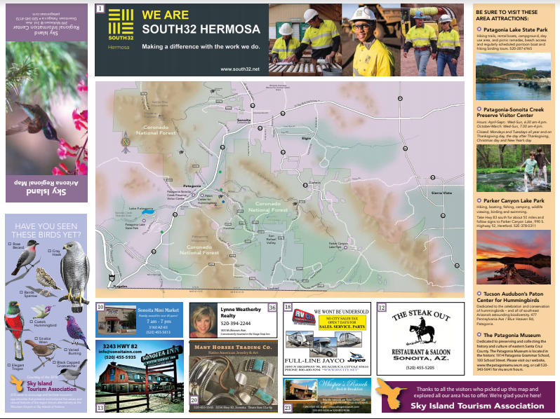 Sky Island Map Project Sky Islands Arizona