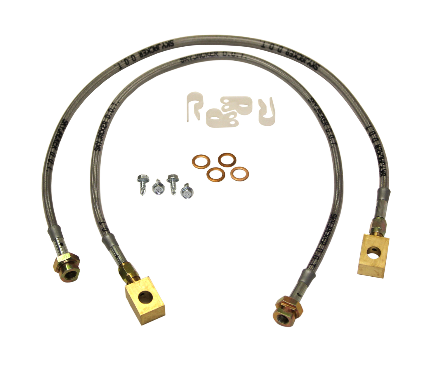 FBL88 Stainless Steel Brake Line Front Skyjacker Suspensions