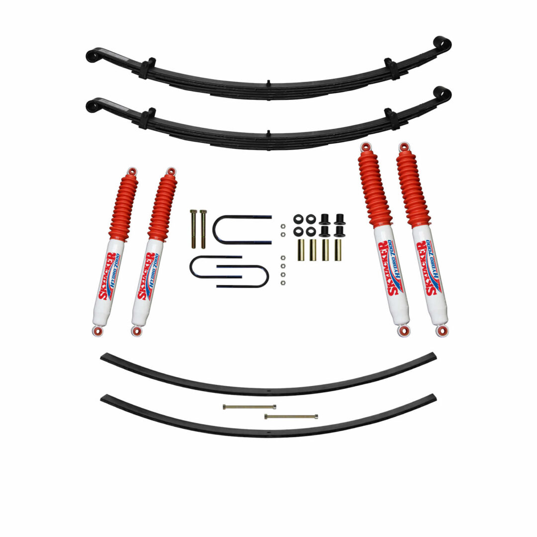 D400CAK 4 in. Suspension Lift Kit with Front Leaf Springs and Rear