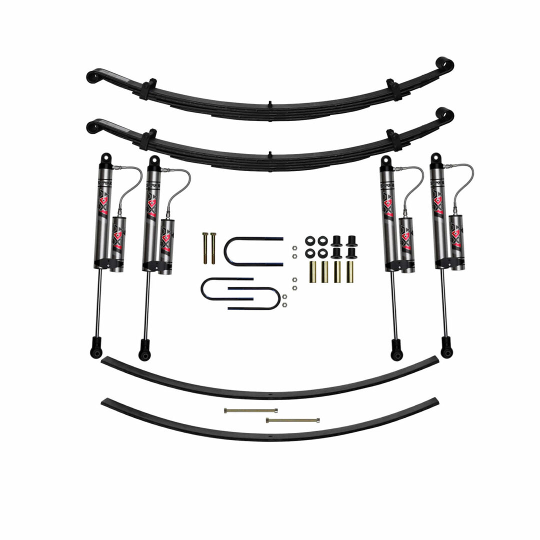 D400CAK 4 in. Suspension Lift Kit with Front Leaf Springs and Rear