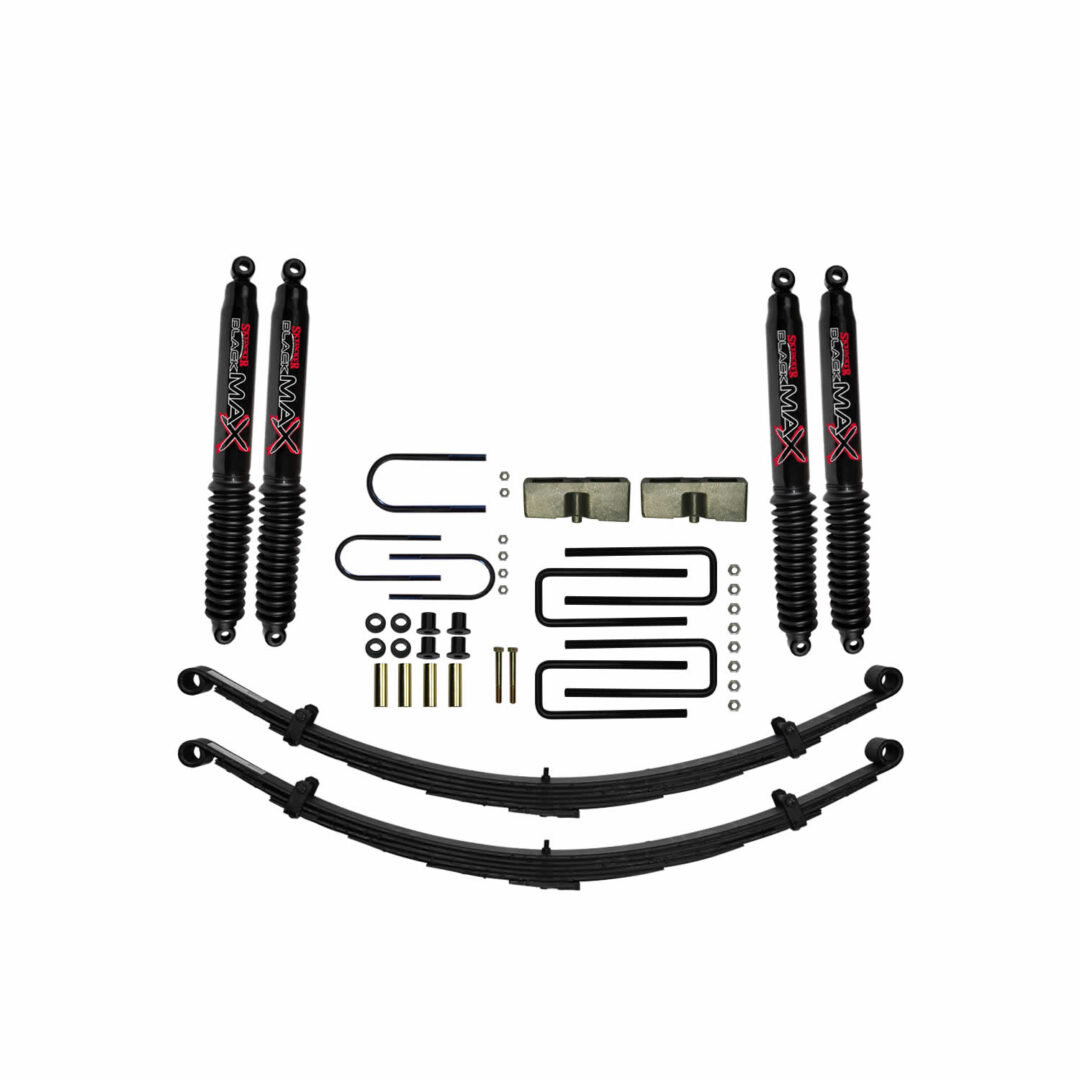 D400CDK 4 in. Suspension Lift Kit with Front Leaf Springs and Rear