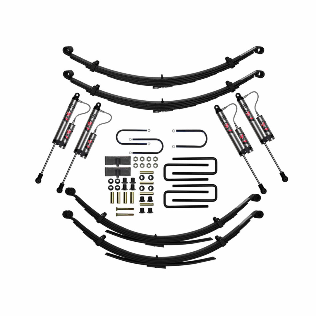 D492CDKS 4 in. Suspension Lift Kit with Front and Rear Leaf Springs