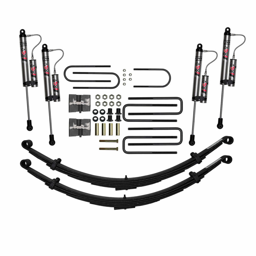 D600CDK 6 in. Suspension Lift Kit with Front Leaf Springs and Rear Blocks Skyjacker Suspensions