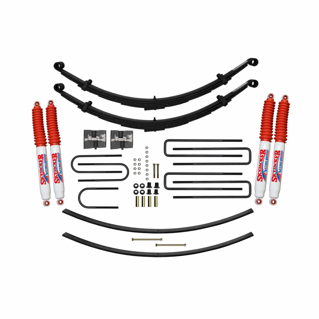 D800CK 8 in. Suspension Lift Kit with Front Leaf Springs and Rear