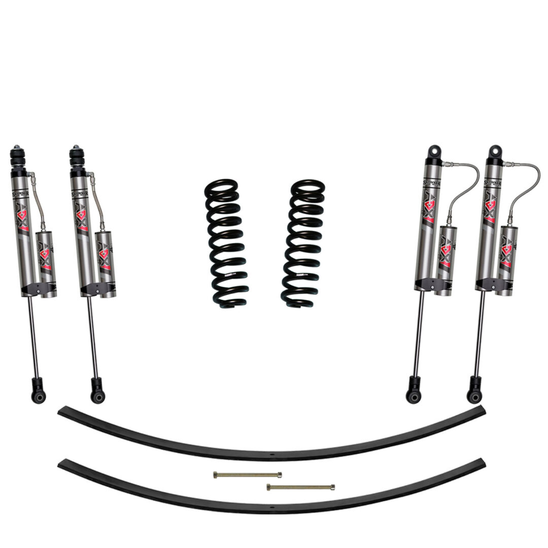 F820K 2 in. Suspension Lift Kit with Front Coil Springs and Rear Add
