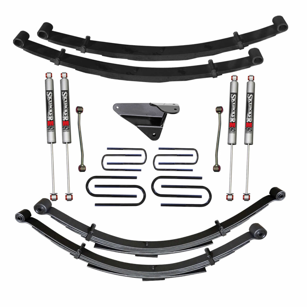 F9452MKS 4 in. Suspension Lift Kit with Front and Rear Leaf Springs Skyjacker Suspensions