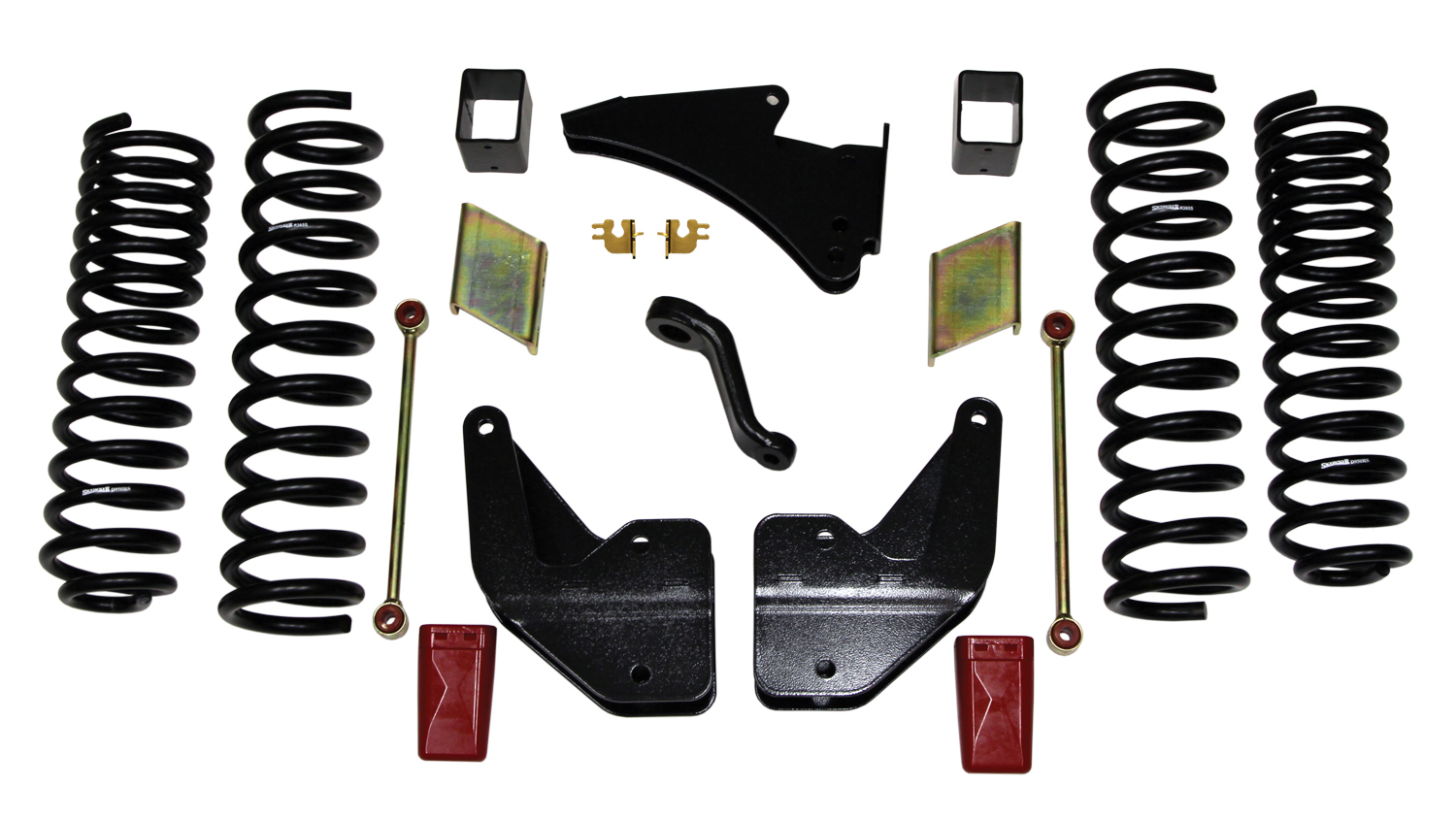 R14451K-B - 4 in. Suspension Lift Kit with Black MAX Shocks - Skyjacker