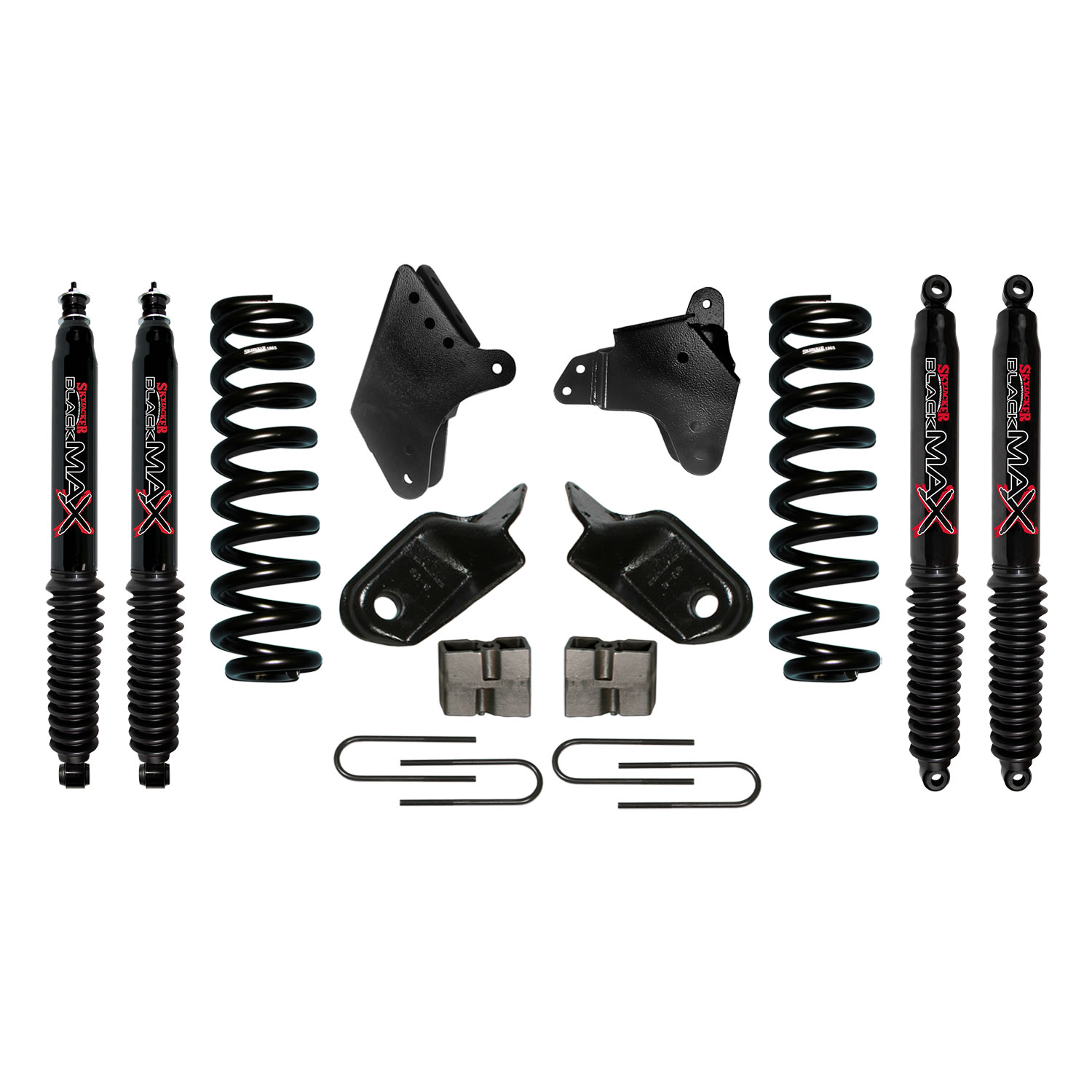 186BKB 6 in. Suspension Lift Kit with Black MAX Shocks Skyjacker