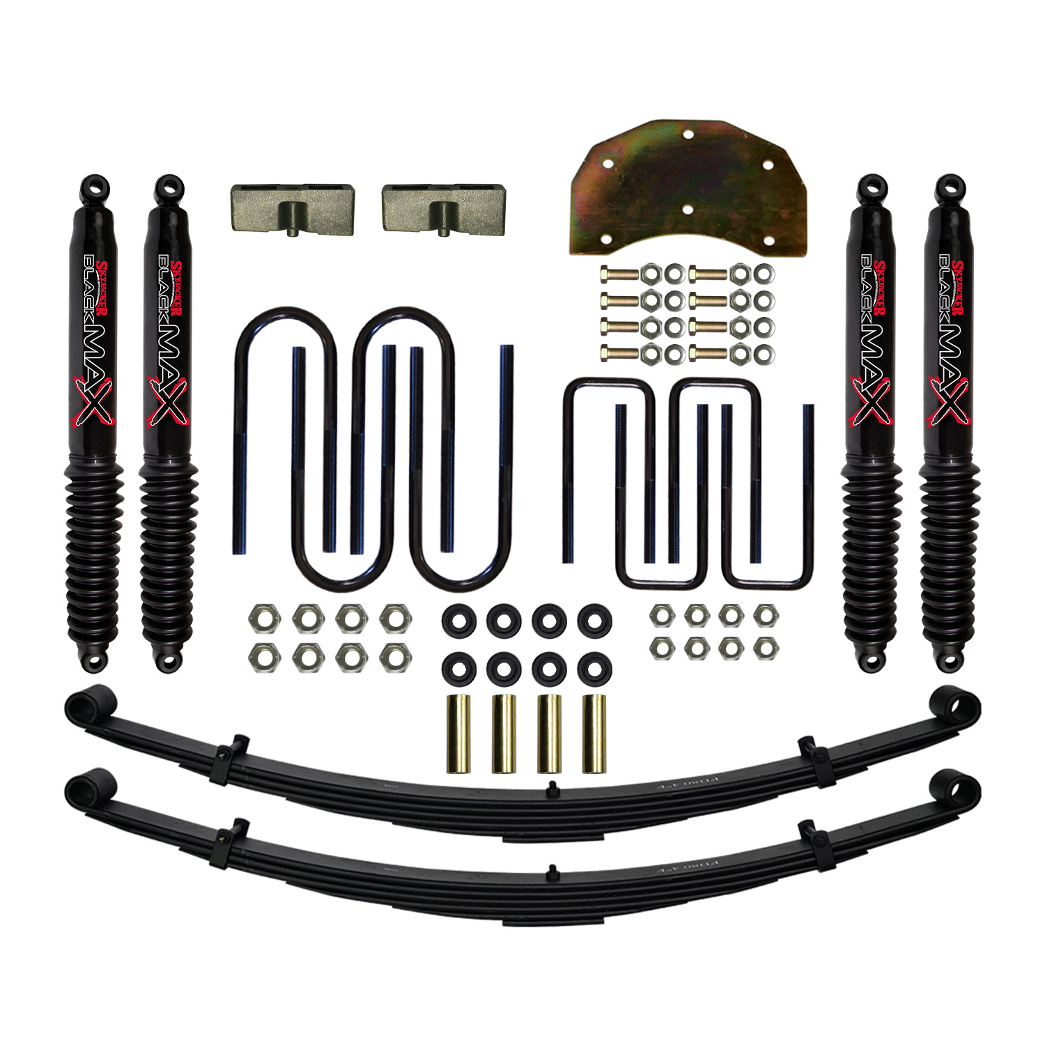F840MKB 34 in. Suspension Lift Kit with Black MAX Shocks Mono