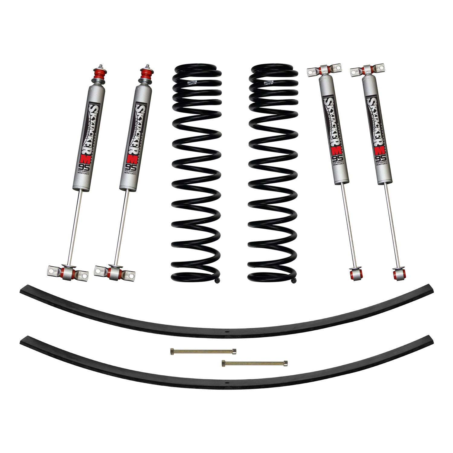 JC301BPMLT 3 in. Front Dual Rate Long Travel Coil Suspension Kit with