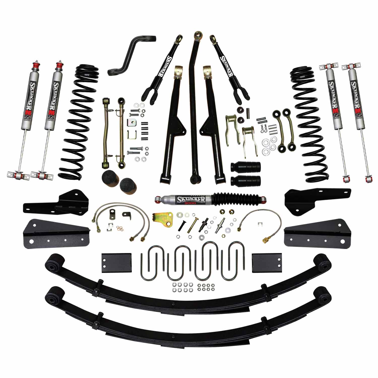 JC8258KSMLT 8 in. Rock Ready 2 Front Dual Rate Long Travel Suspension