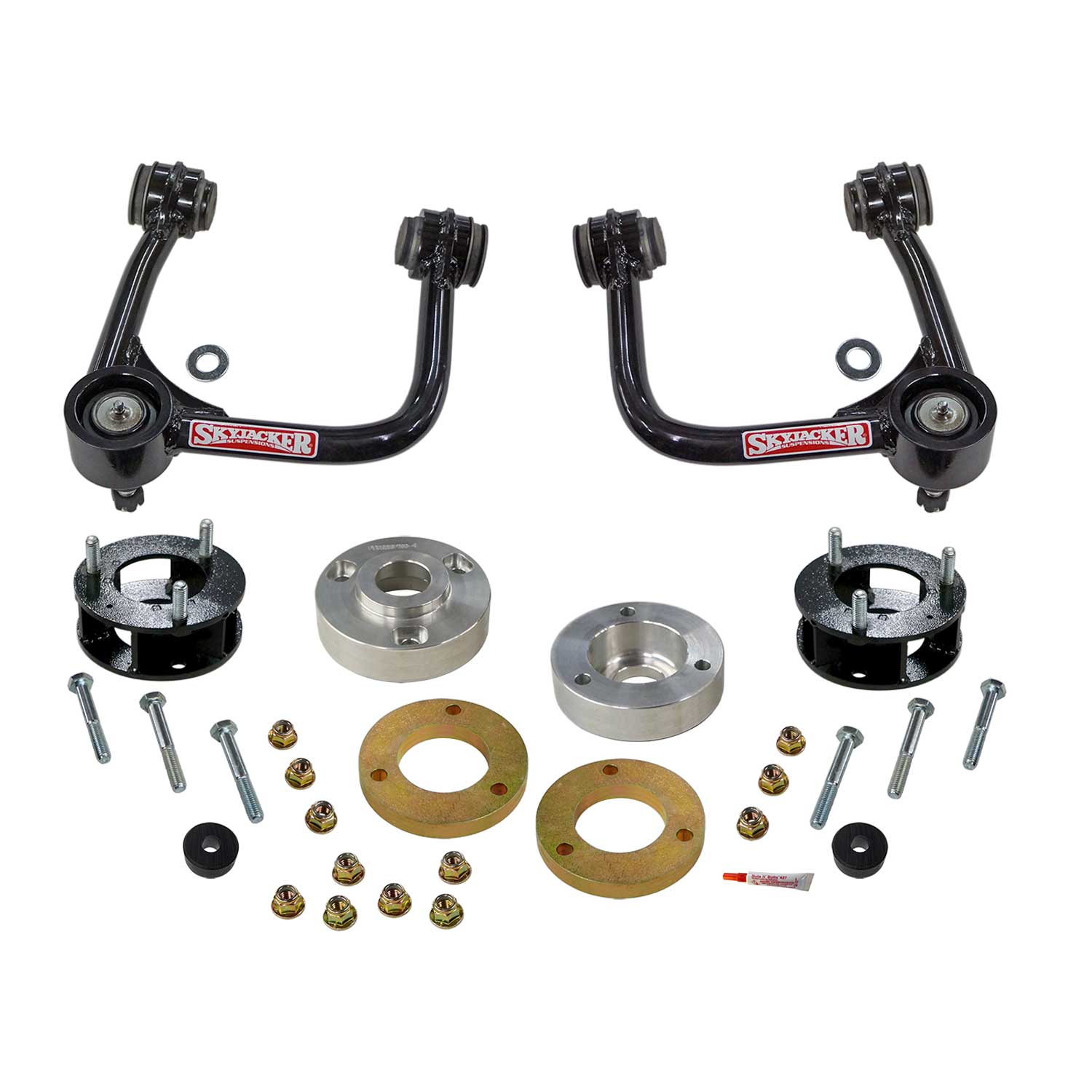FB2130MSPB 3 in. Suspension Lift Kit With Metal Spacers And Upper