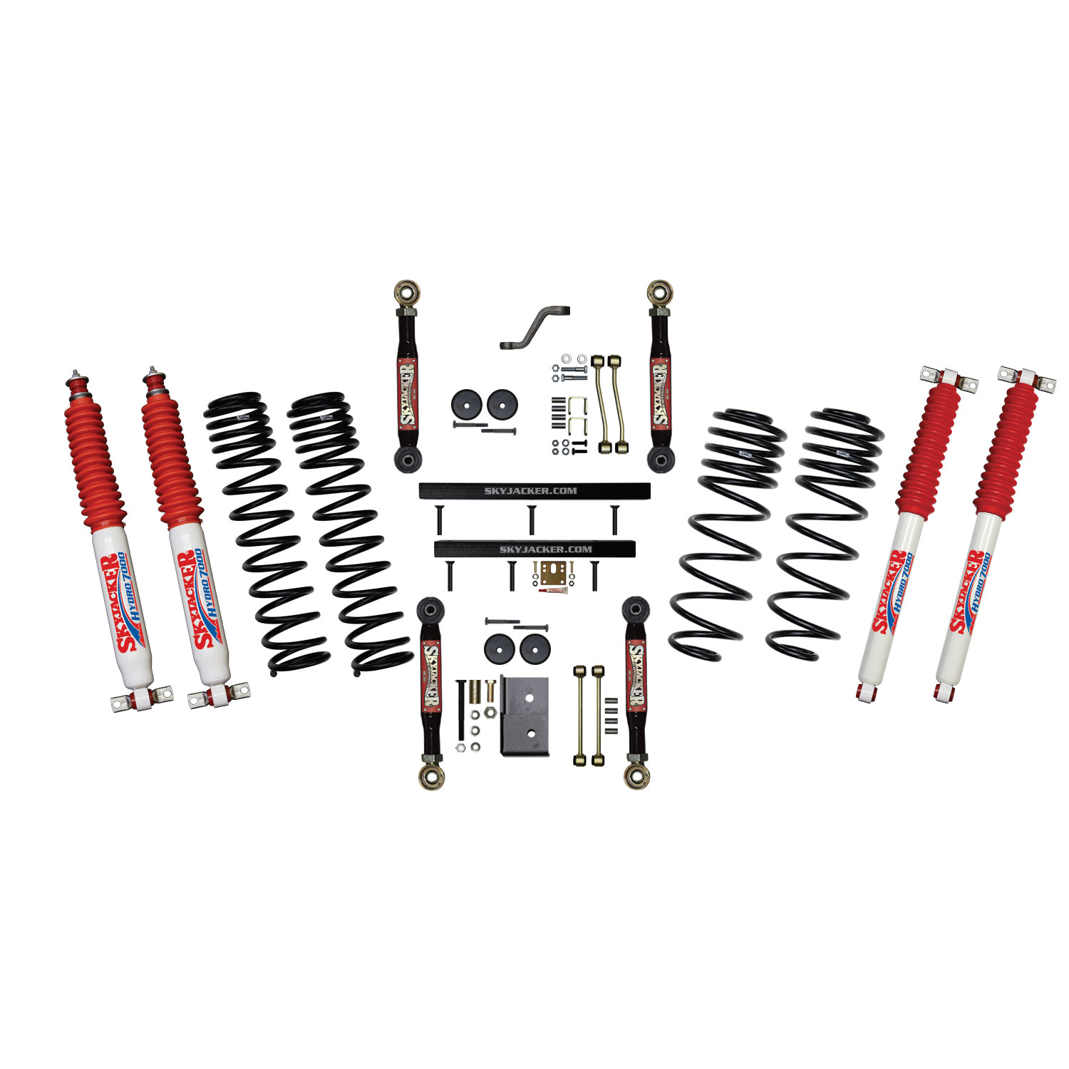 TJ401BPHLTX - 4 in. Dual Rate Long Travel Suspension Lift Kit with