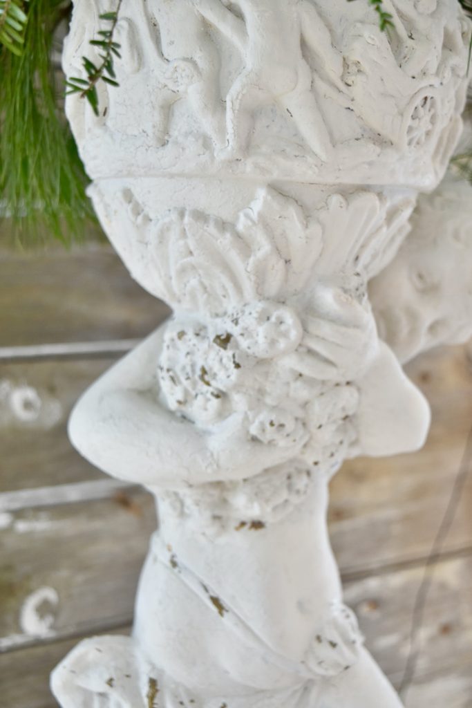 Painting a Plaster Statue Sky Lark House