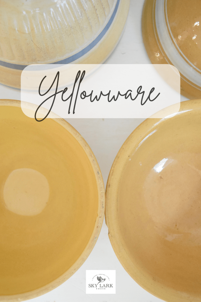 Collecting and Identifying Yellowware Pottery Sky Lark House