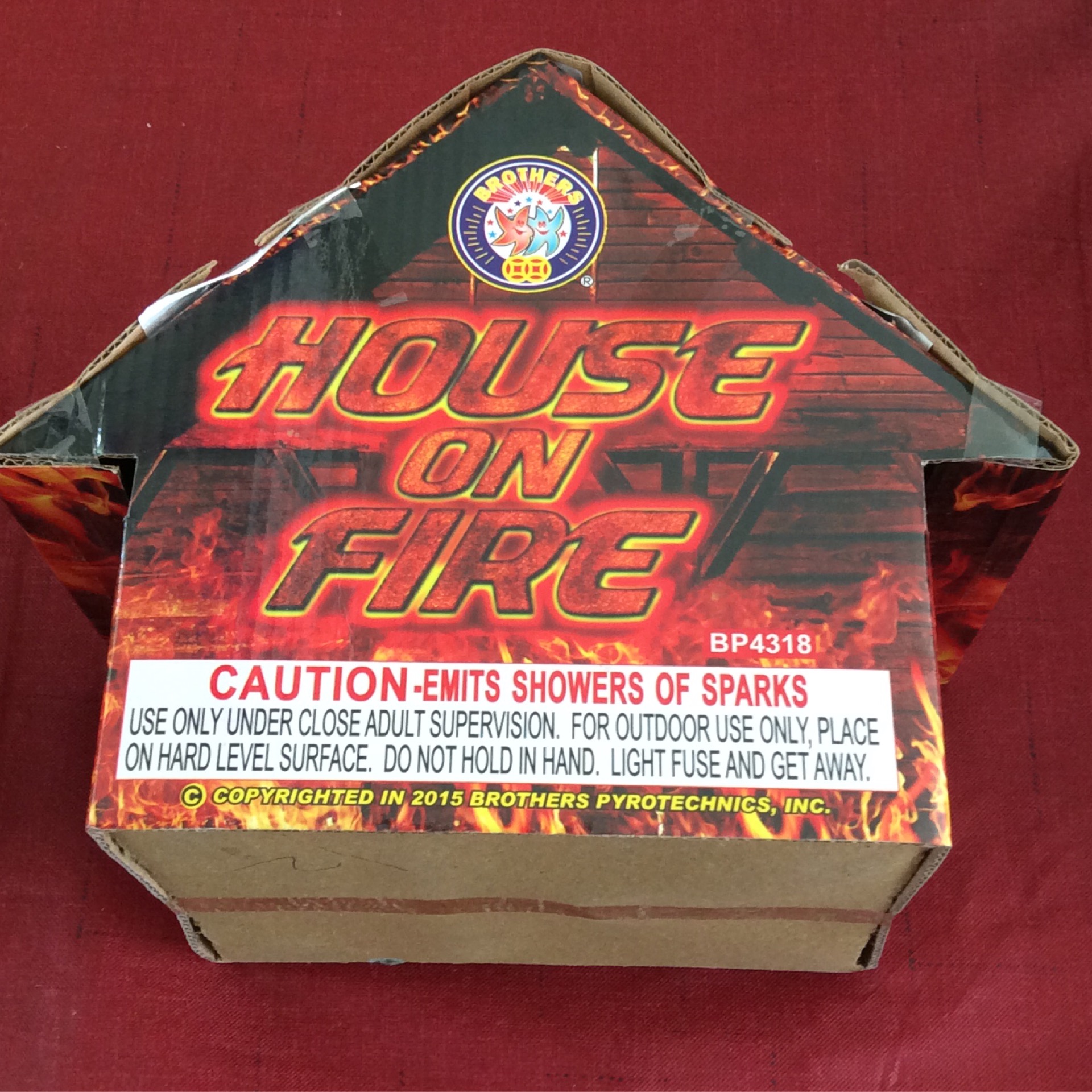 House On Fire Skyline Fireworks