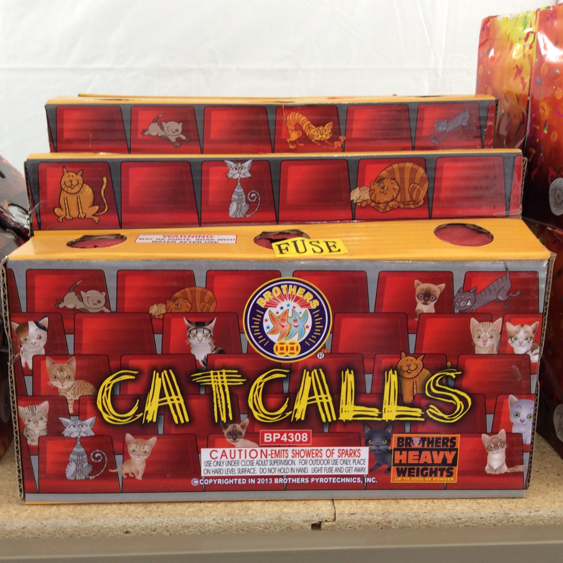 Cat Calls Skyline Fireworks