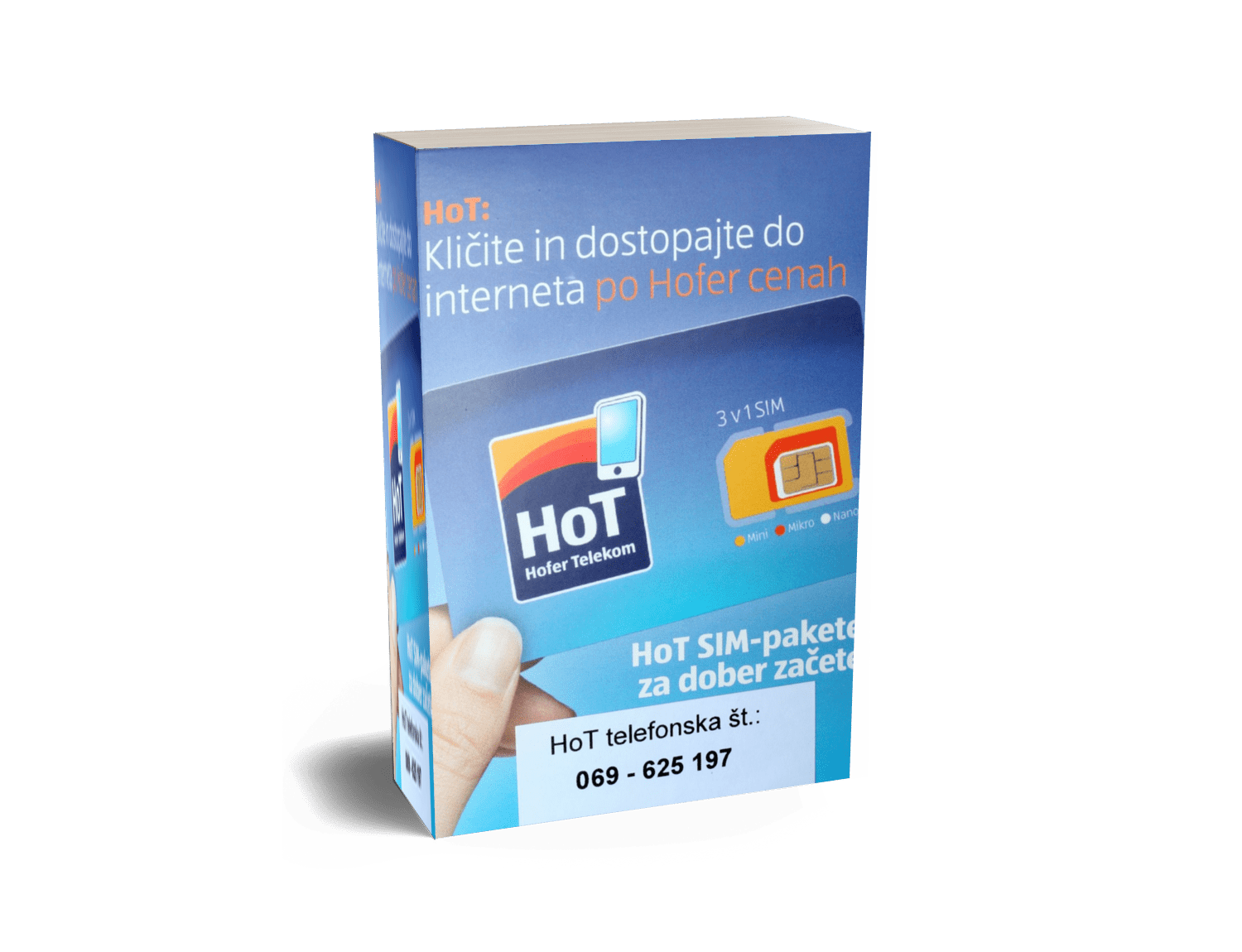 European Prepaid Sim Card. Activated And Ready To Use Skyline Sim