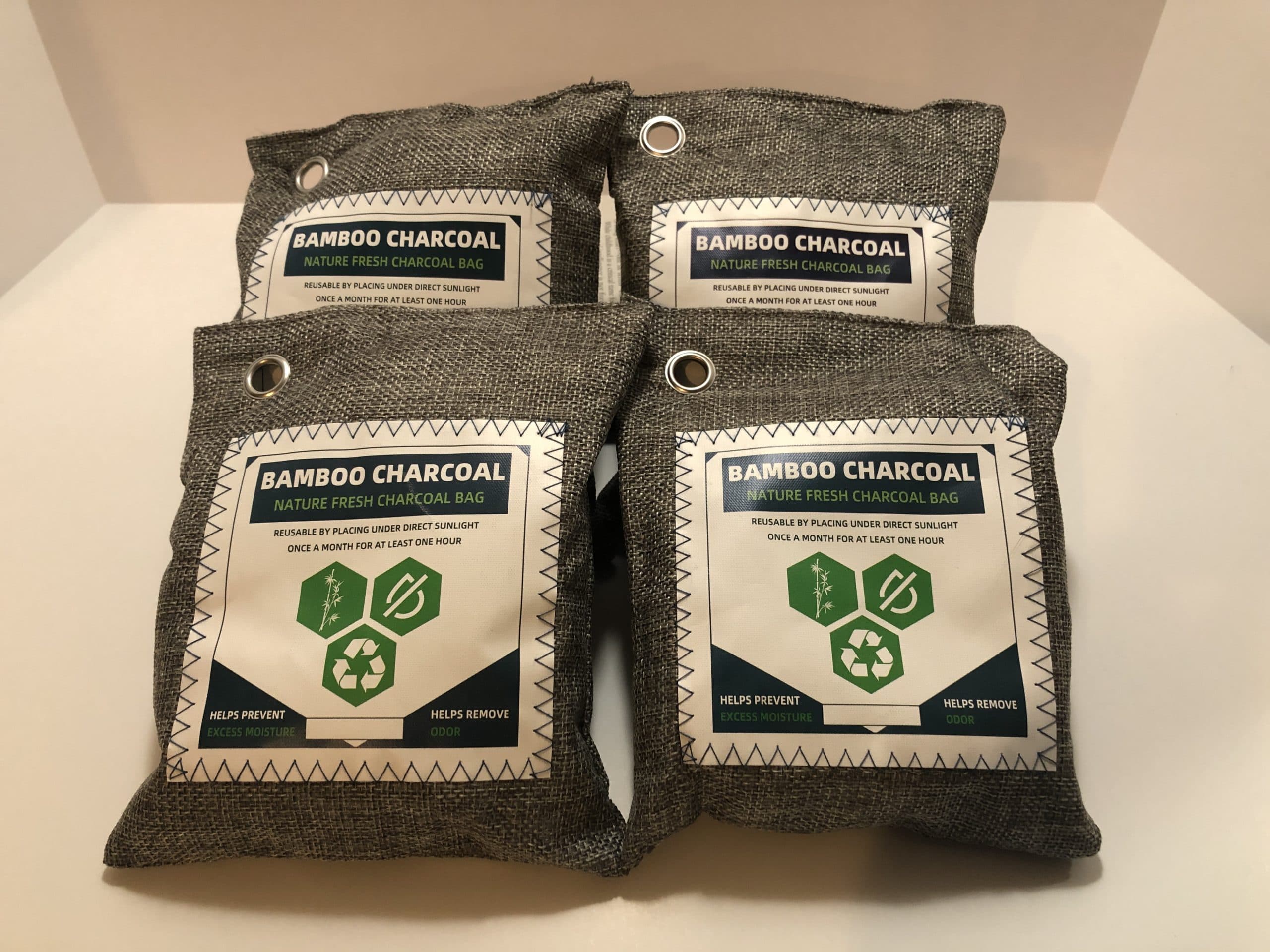 Bamboo Charcoal Bag 200g 4 pack Skyonic