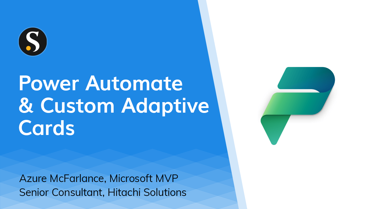 Power Automate & Custom Adaptive Cards Skypoint