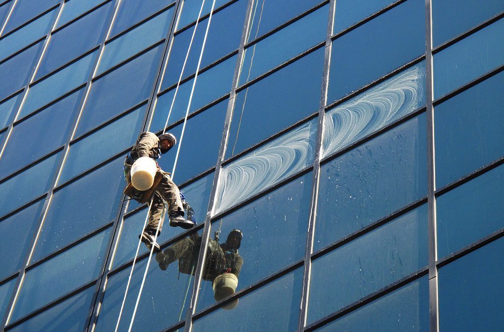 Easiest way to clean window screens? Skyscraper Window Cleaning