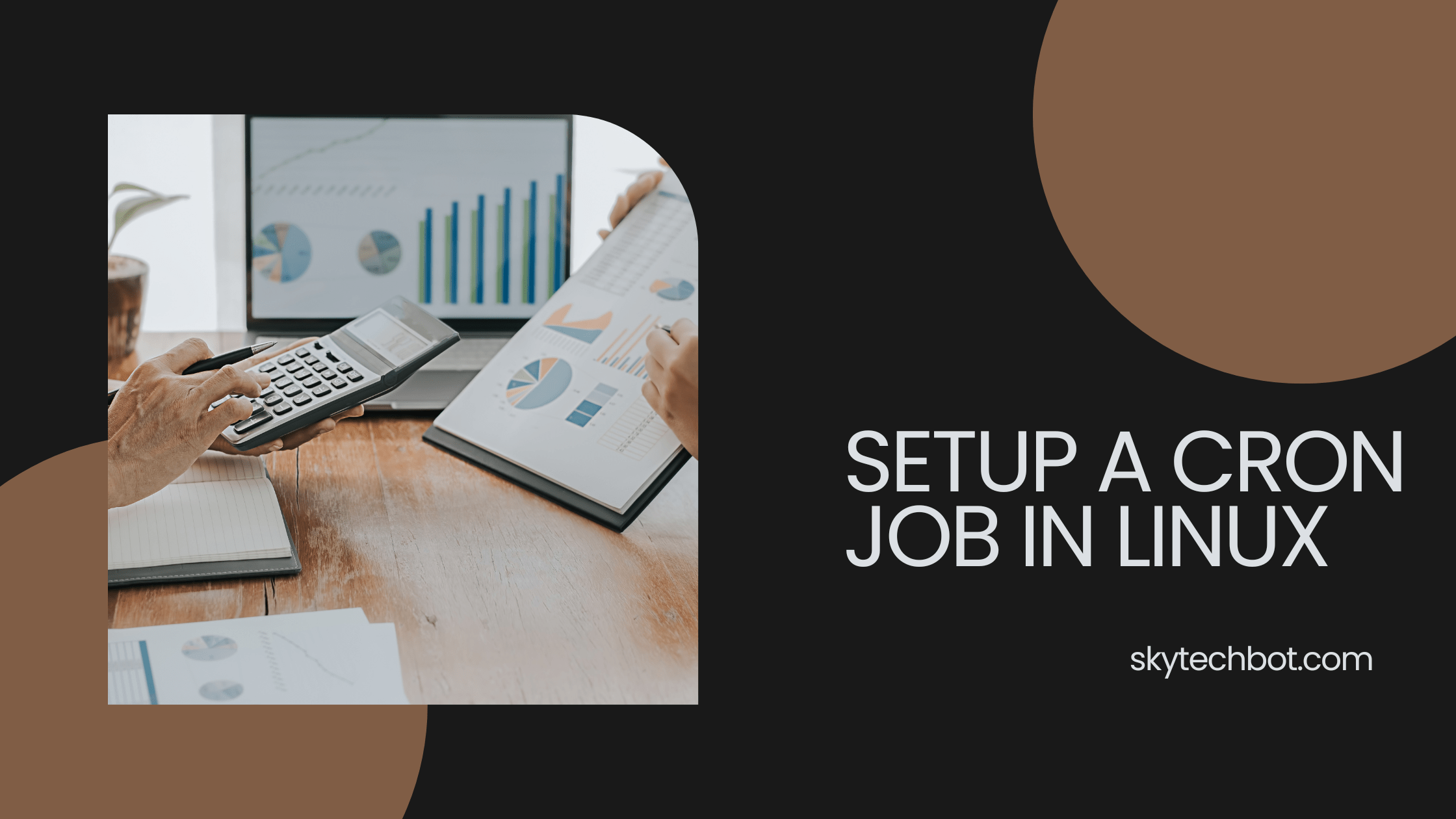 Setup a cron job in linux Sky Tech Bot