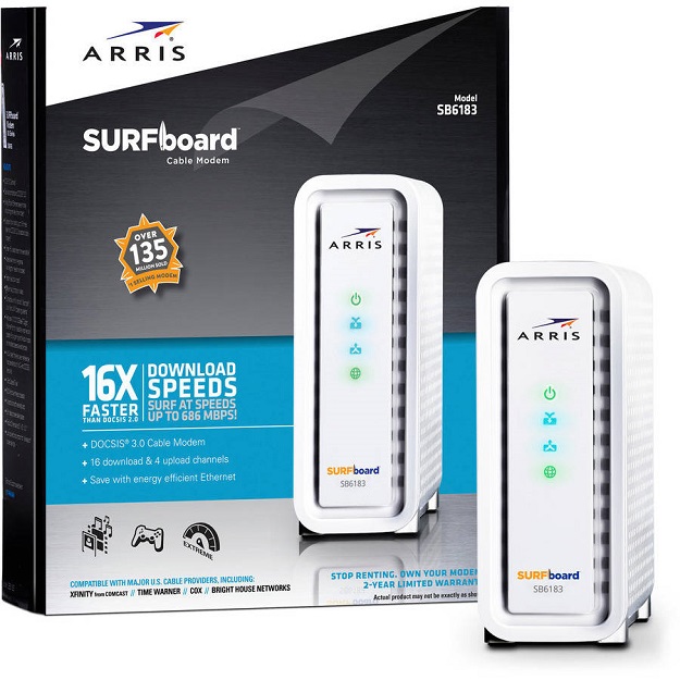 arris surfboard SB6141 DOCSIS 3.0 Cable Modem - SkyTechGeek