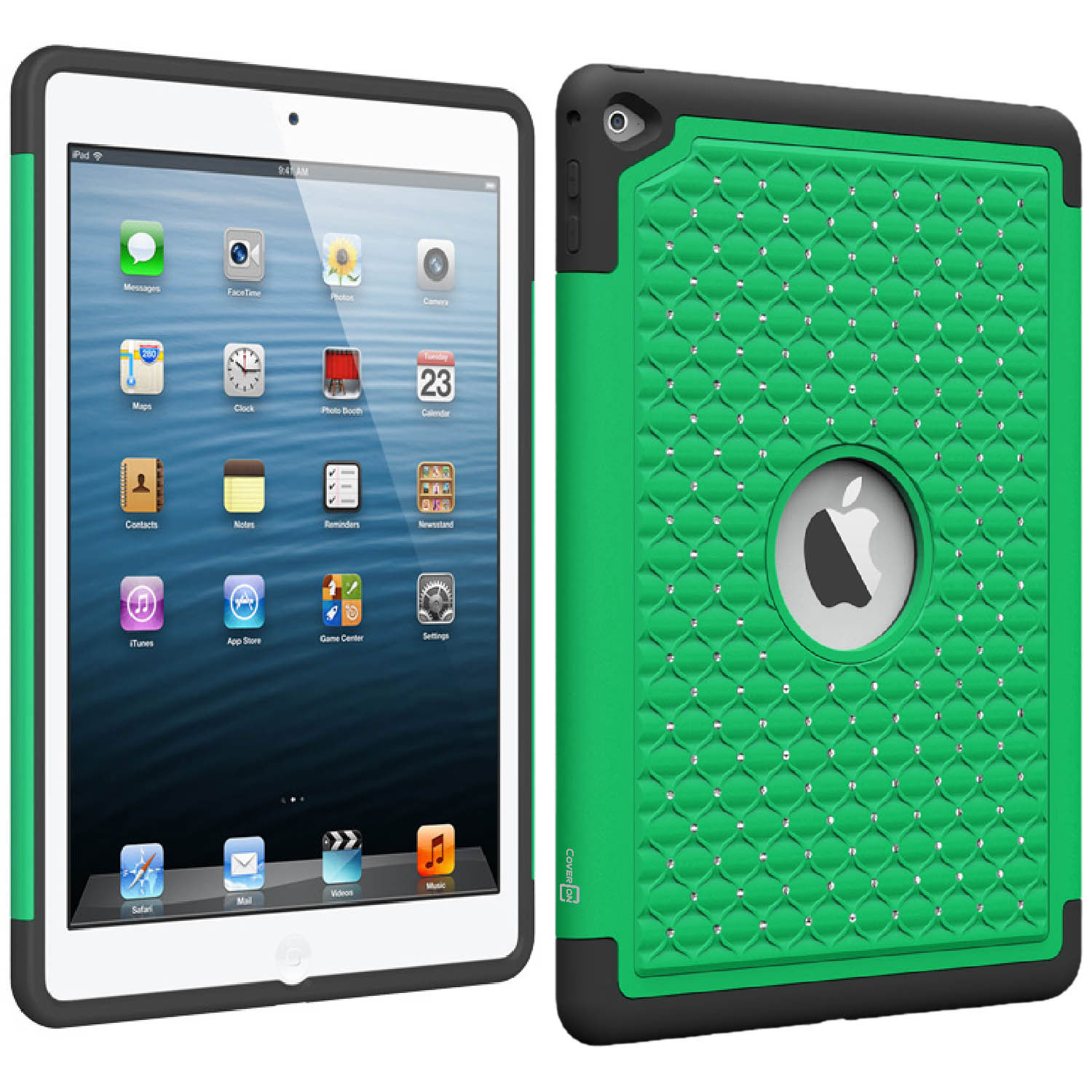 For Apple iPad Air 2 Case Protective Hybrid Armor Diamond Bling Hard Cover