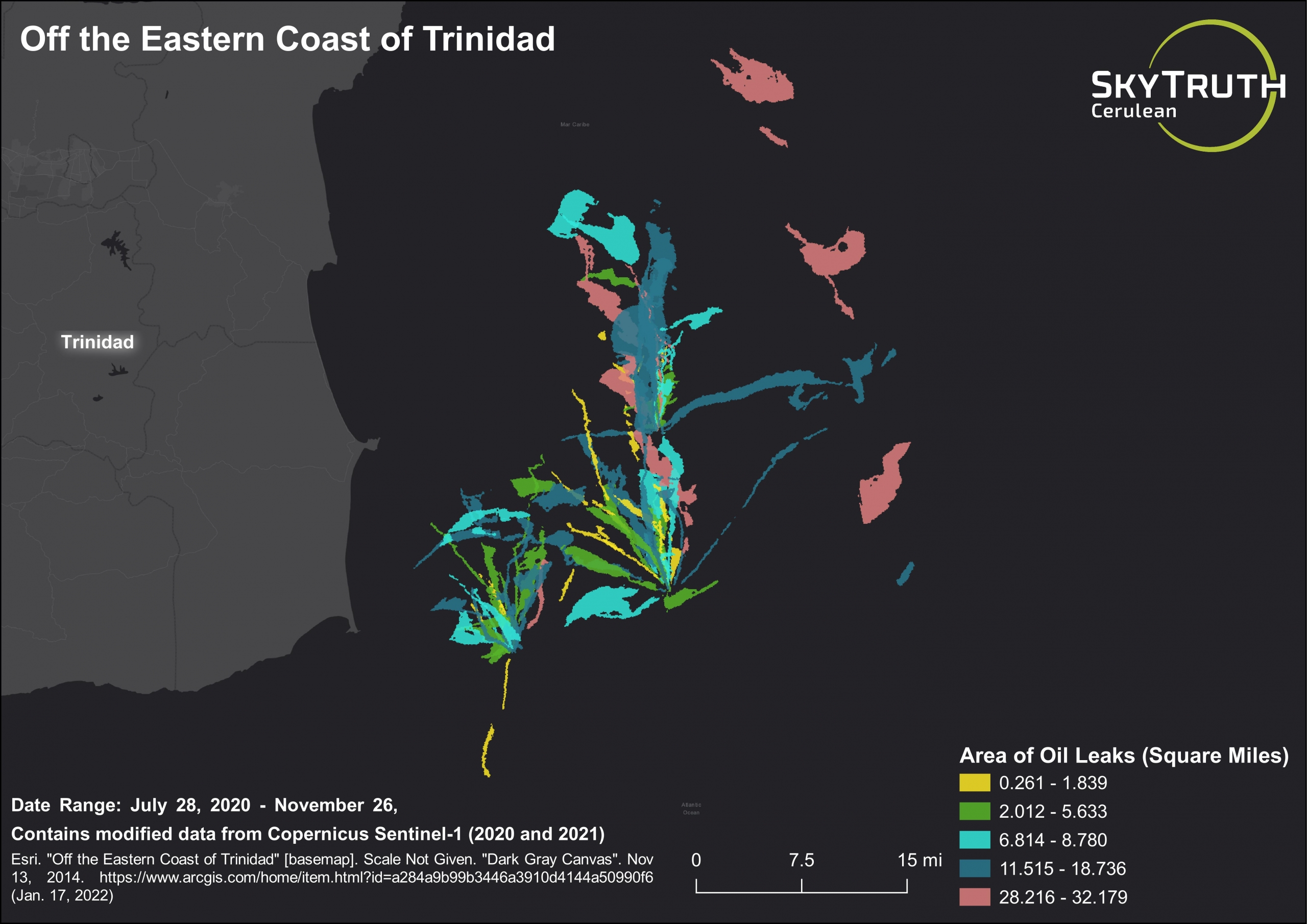 Trinidad and Tobago’s Offshore Infrastructure Cumulative Spill Report