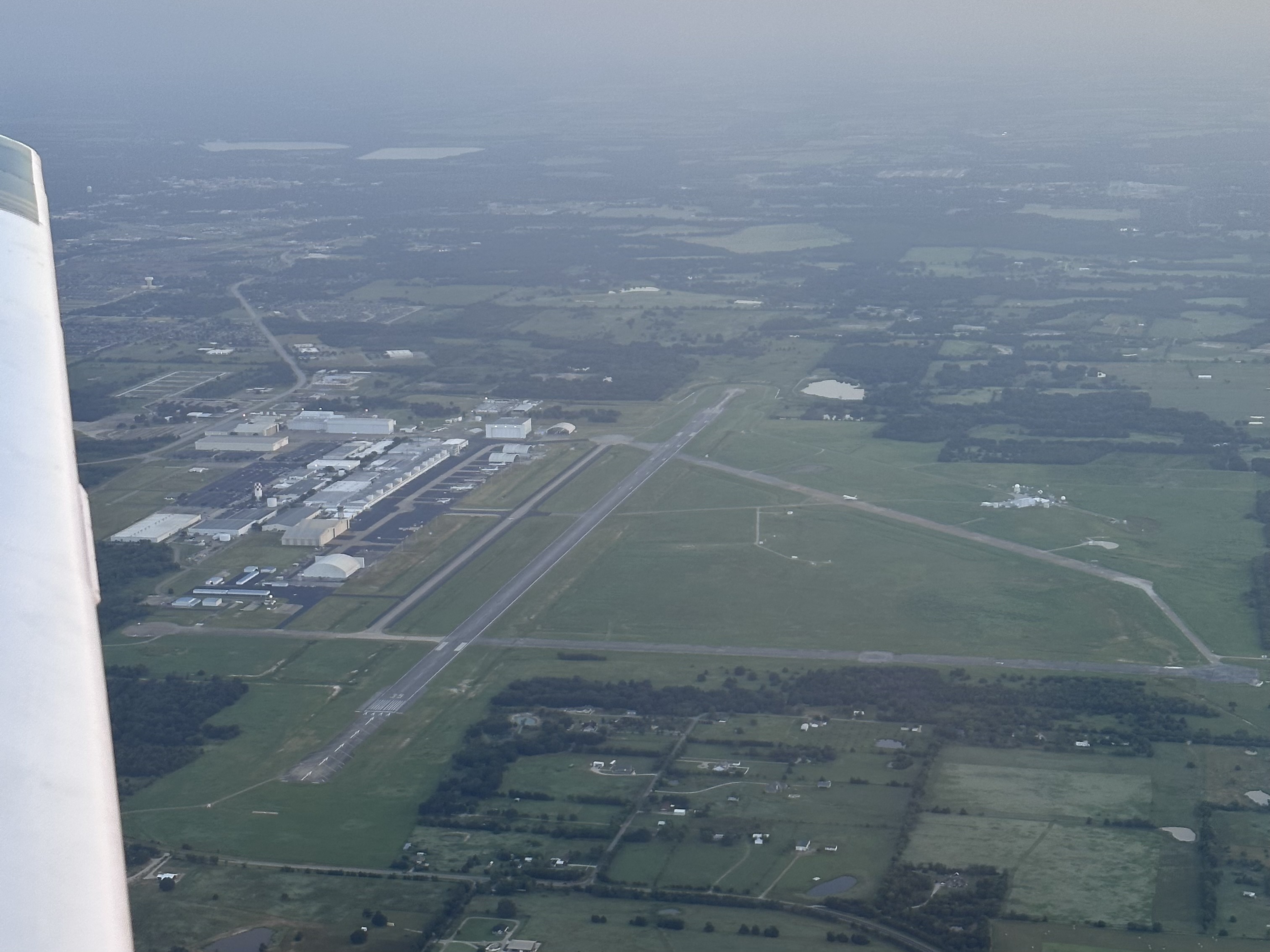 Greenville Majors Airport (KGVT) looking north. SkyVector