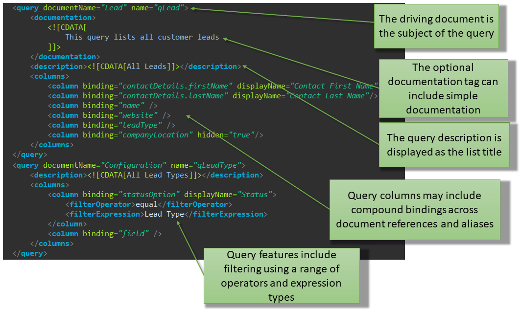 Queries Skyve Developer Guide