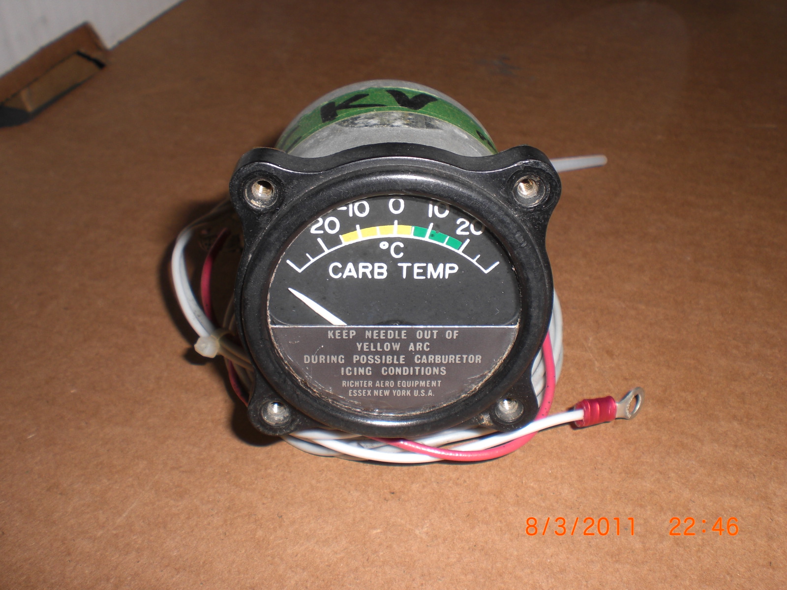 Carb. Temp. Indicator — Skywagon City