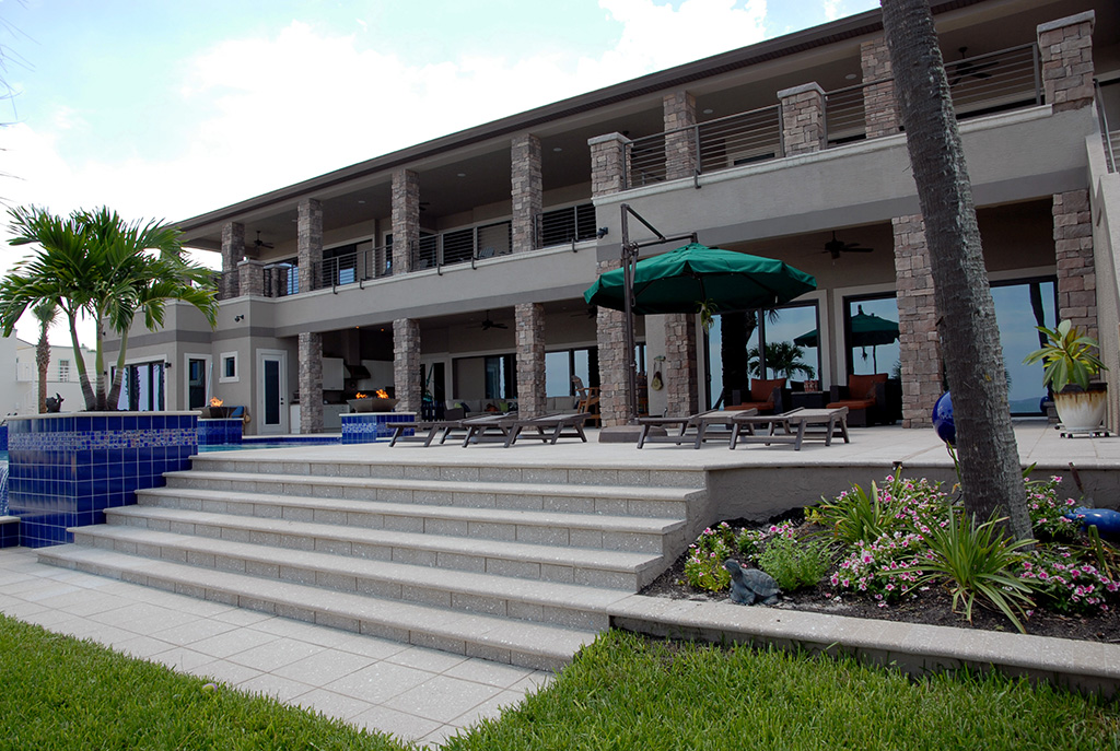 Custom Beautiful Ocean Front Home Design by Skyway Builders Skyway