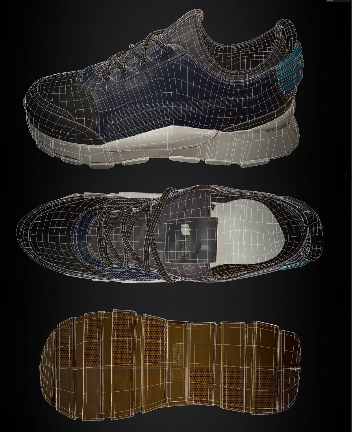 3D Modeling for Footwear Industry Skywell Software