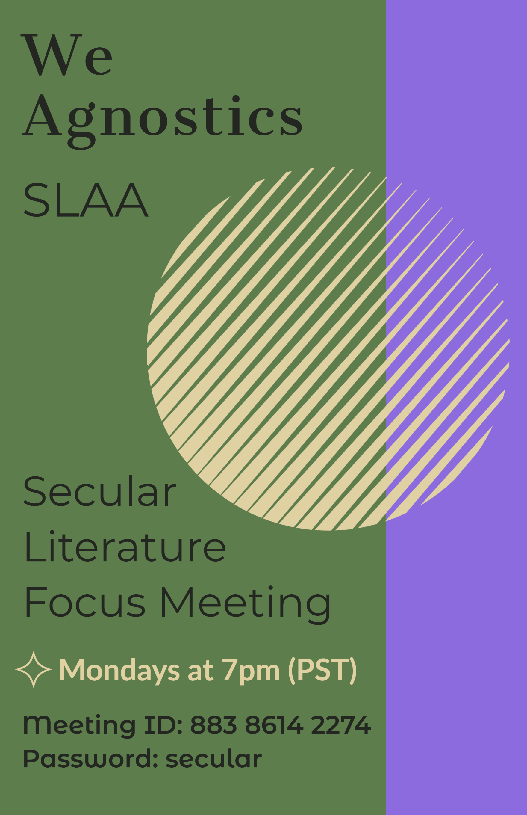 SLAAvirtual Intergroup SLAA Fellowship anytime, anywhere & for everyone