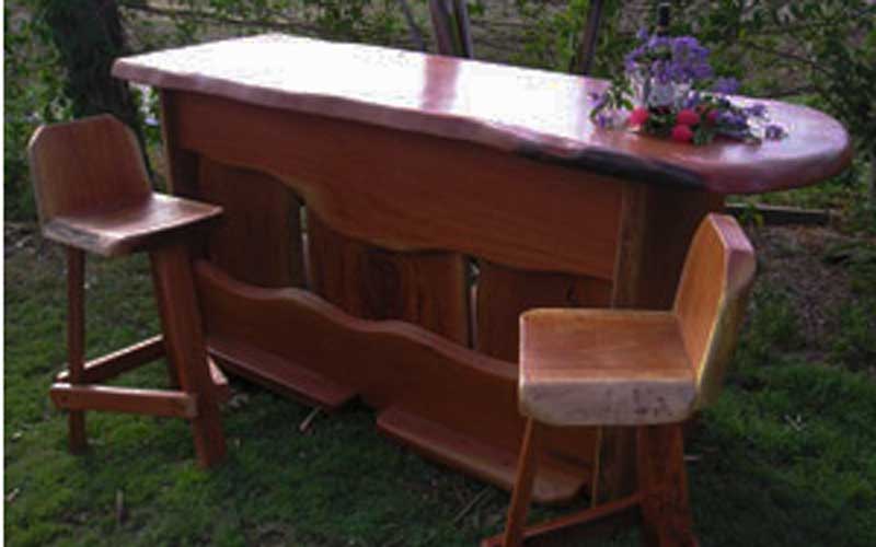 Australian Hardwood Outdoor Slab Furniture by Slab Happy