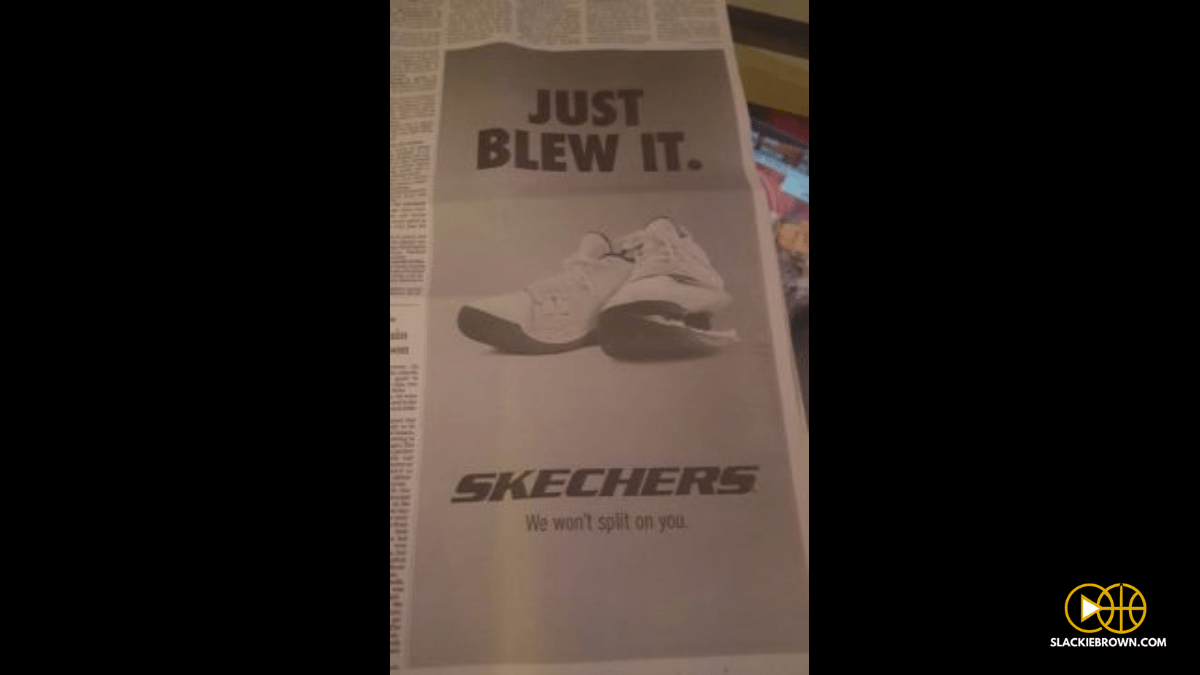 just blew it skechers