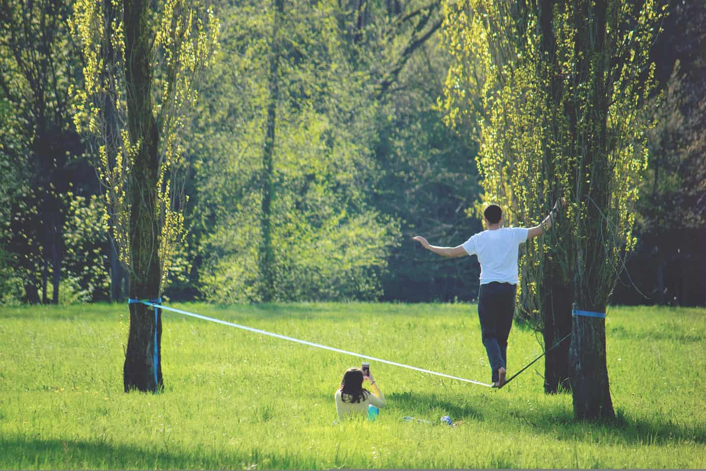 How Far Apart Should Trees Be For Slacklining? Slacklining Tips