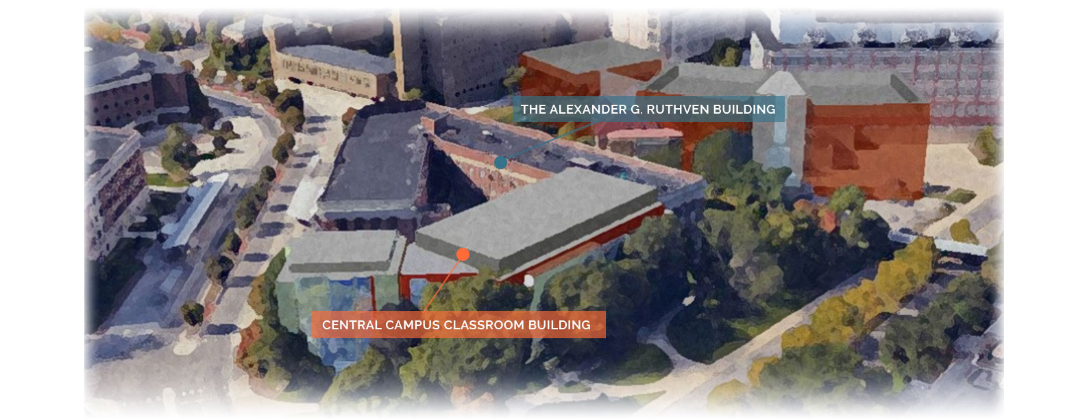 University of Michigan, Central Campus Classroom Building & The