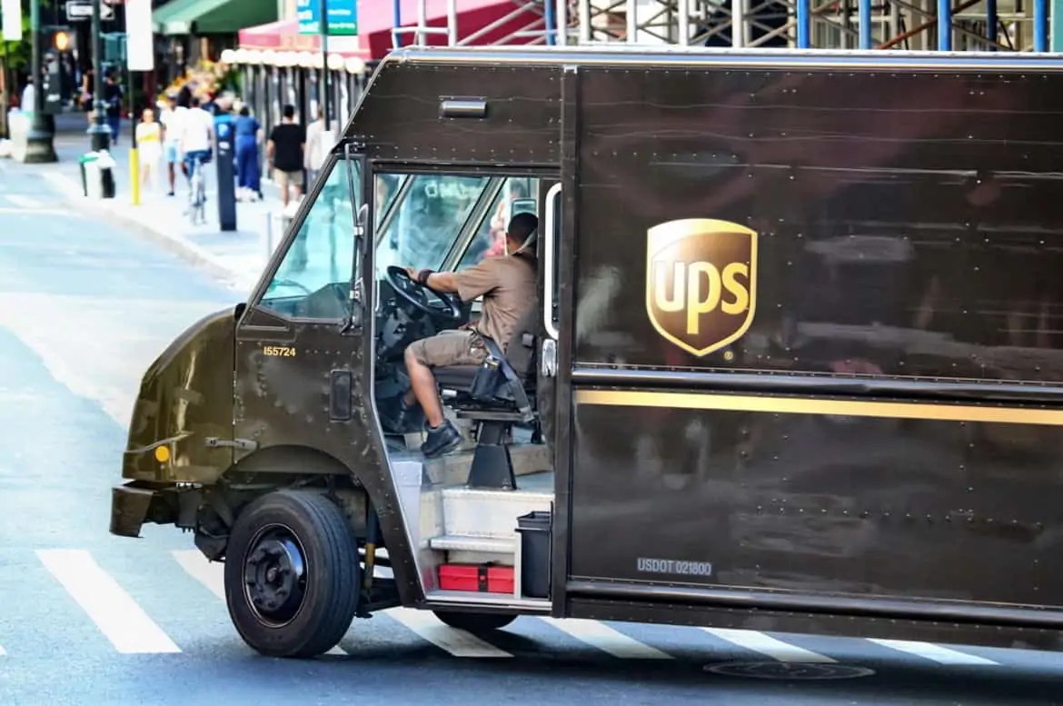 New way for UPS trucks to deliver products efficiently and safely