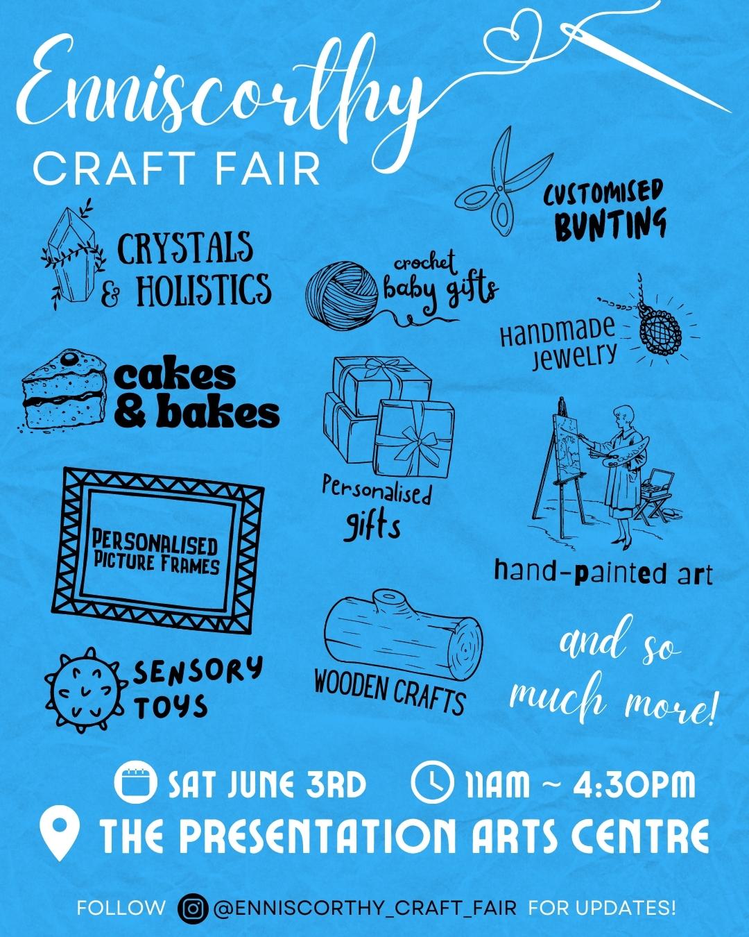 Craft Fair Enniscorthy Saturday 3rd June 2023 Enniscorthy Today