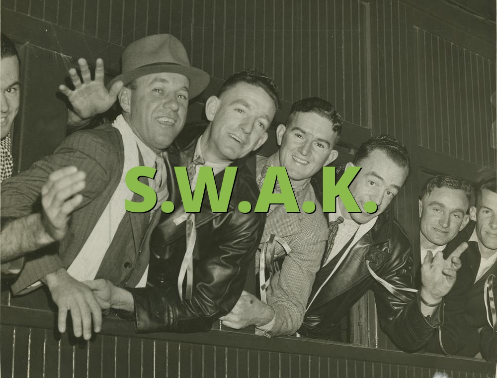 S.W.A.K. » What does S.W.A.K. mean? »