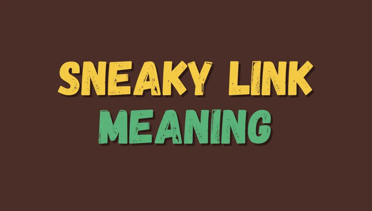 Sneaky Link Meanings A Deep Dive