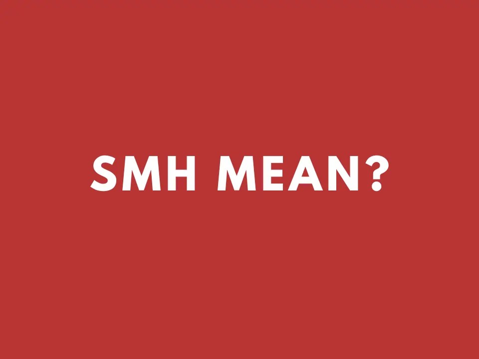 What Does SMH Mean in Texting (With Examples) Slang Sense