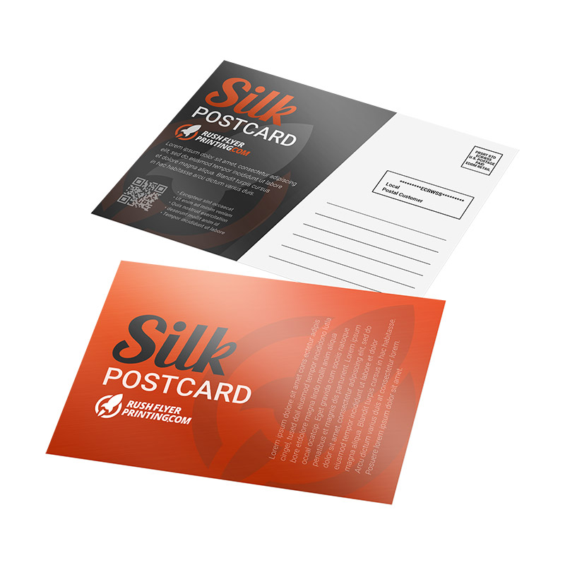 Silk Postcards Same Day Printing Rush Flyer Printing