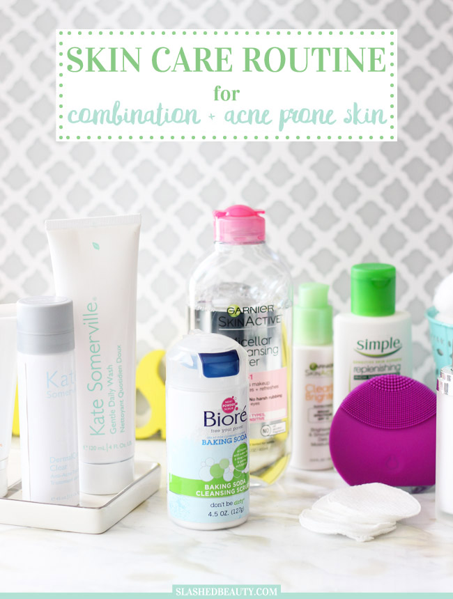Skin Care Routine Combination & Acne Prone Skin Slashed Beauty