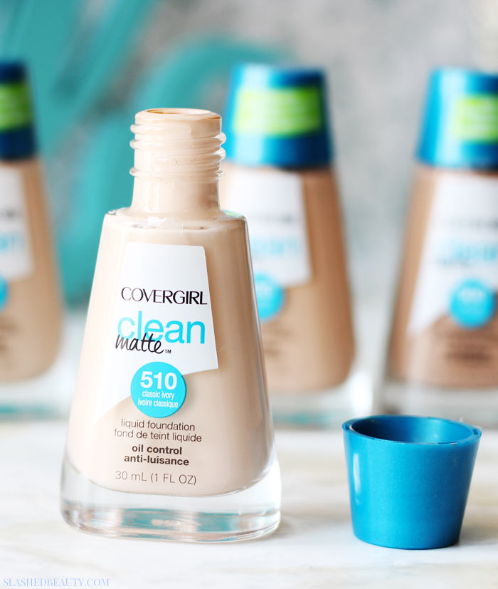 REVIEW CoverGirl Clean Matte Liquid Foundation Slashed Beauty