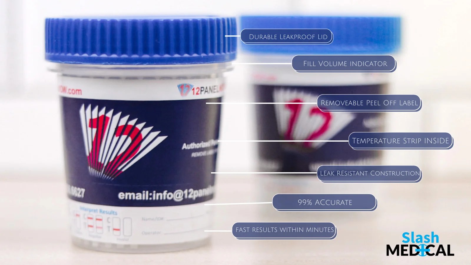 16 panel drug test with EtG, KRA and FYL fast and accurate